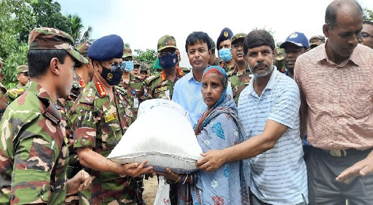 ‍‍`যতদিন মানুষের প্রয়োজন হবে সেনাবাহিনী সিলেটে ততদিন থাকবে‍‍`